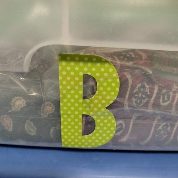 Vintage Cappuccino Golden Clip Gray Blue Diagonal Stripes Tie Necktie Retro 70s - Picture 8 of 8